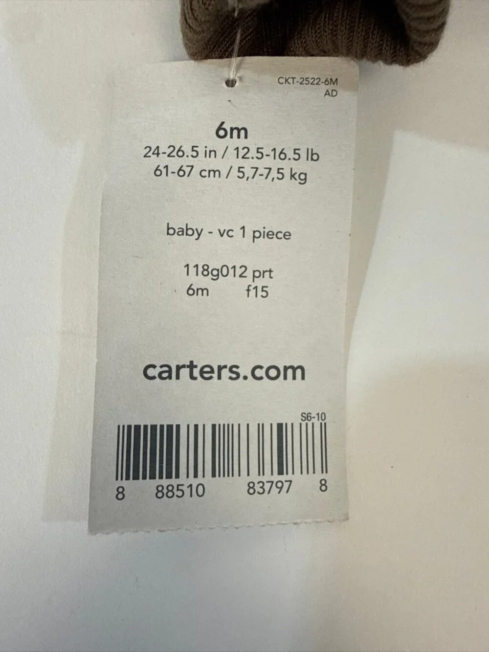 Carter's Camo Fleece Onesie, 6m